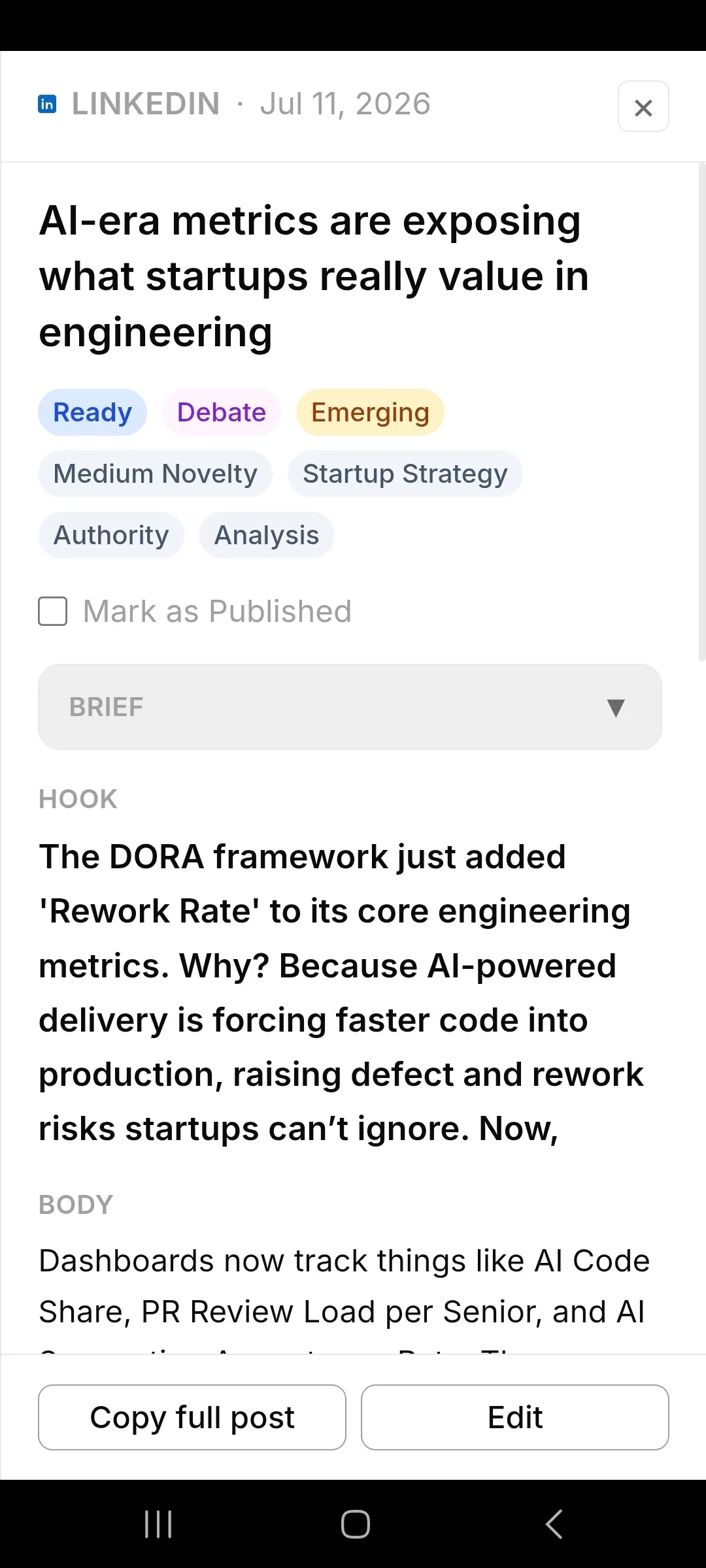 OPAD mobile app: a post with the research brief behind it